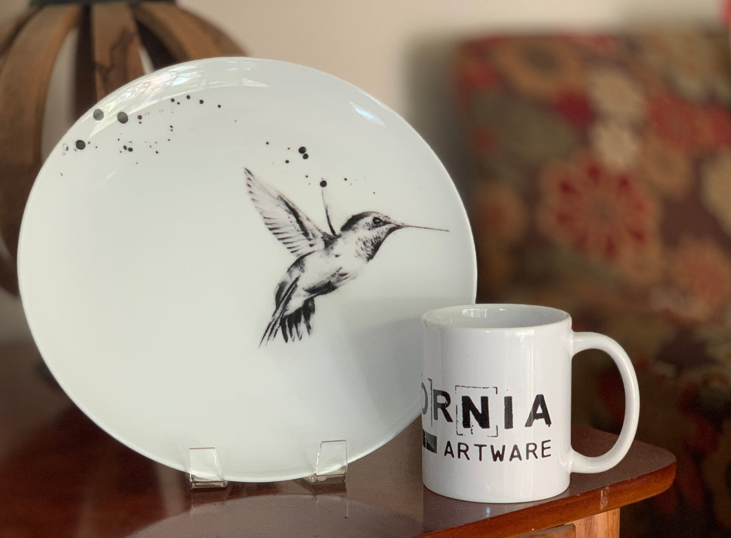 California Artware White Logo Mug