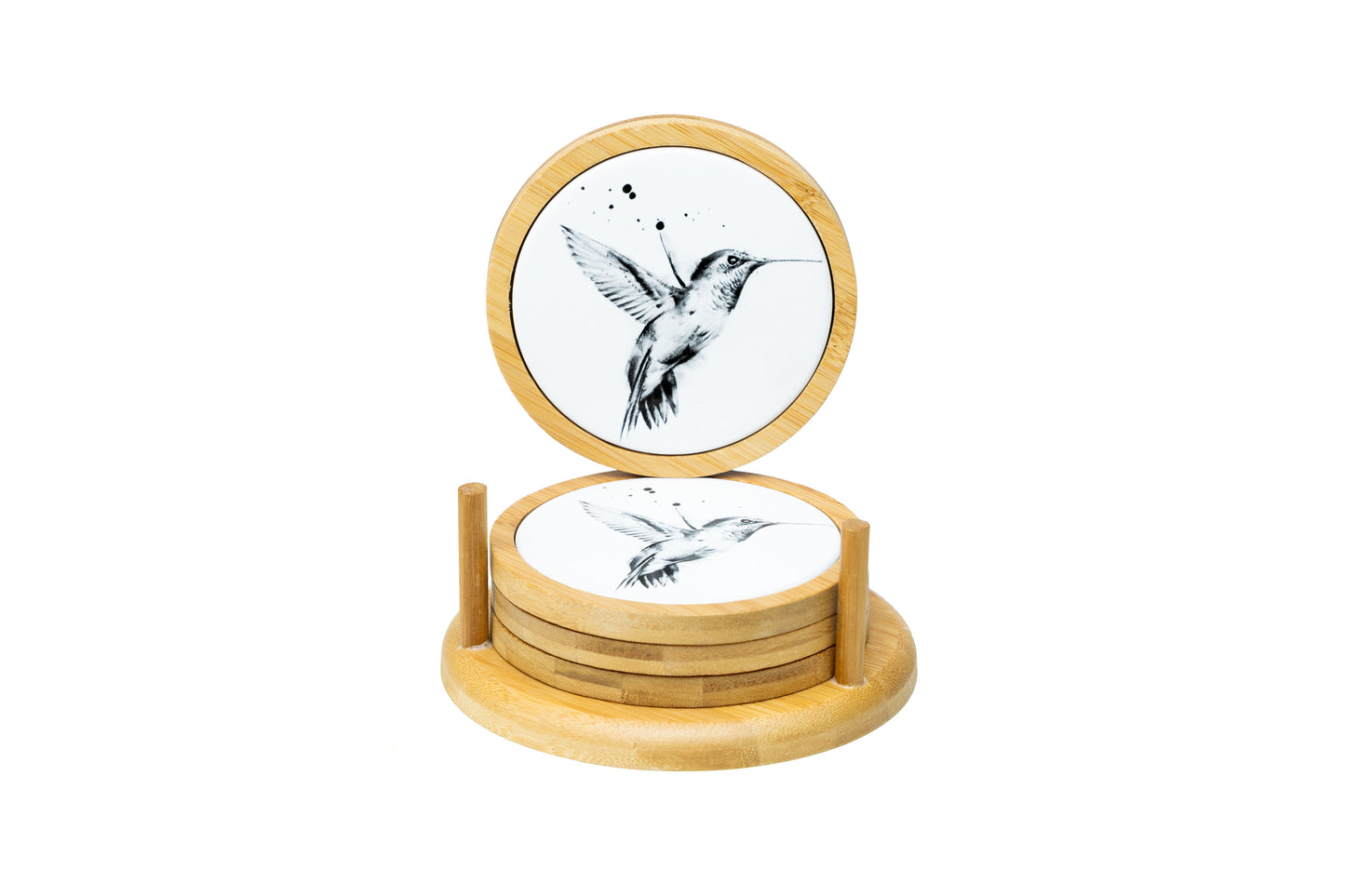 Hummingbird Coaster Set